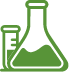Icon of beakers